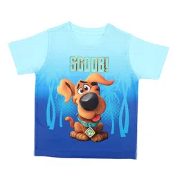 Scooby-Doo Boys Blue Printed Round Neck T-shirt-image-90