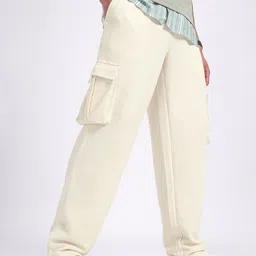 glitchez Men City Sleek Ottoman Texture Cargo Style Track Pants-image-34