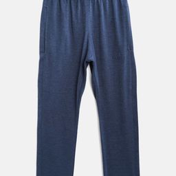 CHIMPRALA Kids Navy Blue Solid Cotton Antimicrobial Track Pants-image-14