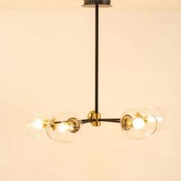 Whispering Homes Flannel 5 Linear Chandelier - Transparent-image-19