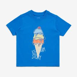 HOP Kids by Westside Blue Ice-Cream Design Cotton T-Shirt-picture-29