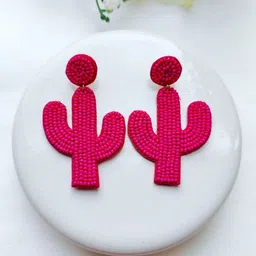 Crunchy Fashion Artificial Beaded Contemporary Drop Earrings-image-95