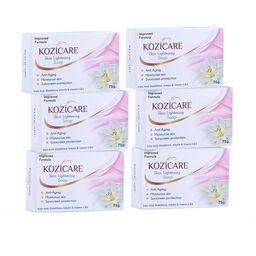 KOZICARE Set Of 6 Skin Lightening Soap With Kojic Acid - 75g Each-image-40