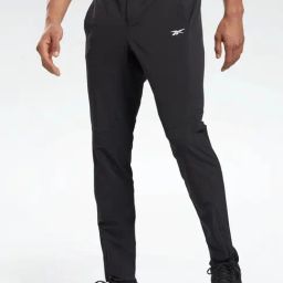 Reebok Black Regular Fit Sports Trackpants-image-77