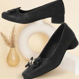 Carlton London Women's Black Casual Pumps-image-99