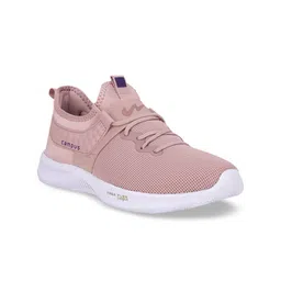 Campus Women Peach-Coloured Mesh Running Shoes-image-1