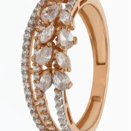 Malabar Gold and Diamonds 18k (750) BIS Hallmark Rose Gold Cocktail Ring for Women-image-36