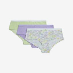 Wunderlove by Westside Lime Cotton-Blend Low-Rise Briefs - Pack of 3-image-106