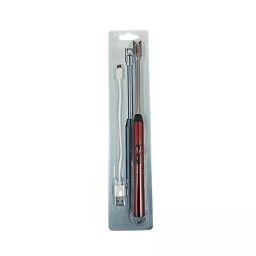 WALLCENTRE Rechargeable Gas Lighter Red Stainless Steel For Kitchen, Candles, Gas Stove, Fireworks Plasma, WCMLA00268_Red-image-3