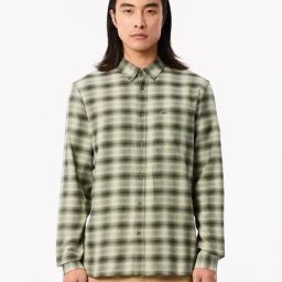 Lacoste Green Regular Fit Checks Shirt-picture-7