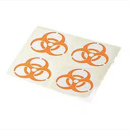 AS ONE Biohazard Mark Sticker 90 mm, Orange-9-image-17