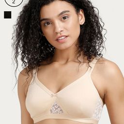 Rosaline by Zivame Pack of 2 Non-Wired Non Padded Everyday Bras-picture-14
