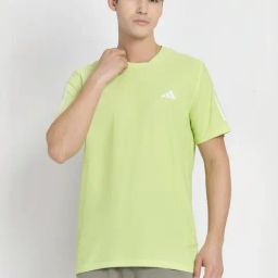 Adidas Green Regular Fit Sports T-Shirt-image-49