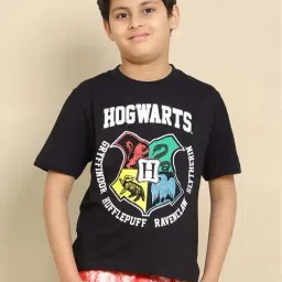 Kidsville Harry Potter Printed Regular Fit Tshirt For Boys-image-1