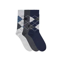 N2S NEXT2SKIN Men Pack Of 3 Assorted Cotton Calf-Length Socks-38