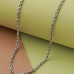 Police Silver Color Necklace for Men - PJ.26477PSS/01-44