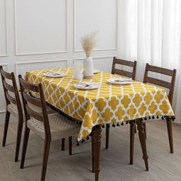 HOMEMONDE Unisex Yellow Table Covers-23