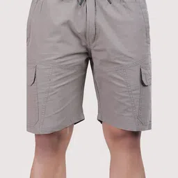 24 Street Men Solid Cargo Shorts-picture-11