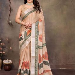 DIVASTRI Floral Zari Saree-image-89