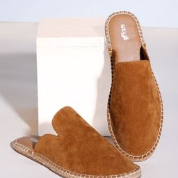 Styli Men Faux Suede Mule Espadrilles-image-75