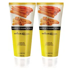GEMBLUE BioCare Unisex Sandal And Turmeric Scrub, 200 ml (Combo of 2)-51