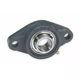 Dayton 19.05 mm (3/4 Inch) Cast Iron Radial Ball 2 Bolt Flange Bearing , 3FCN4-image-62