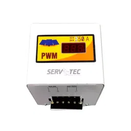 SERVCONTROL 50 A LCD Display white Solar Charge Controller image 3