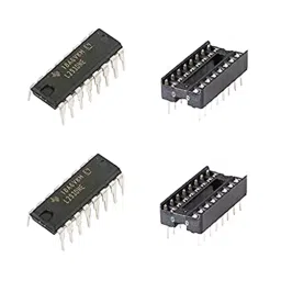 TECHDELIVERS L293d Motor Driver IC with Base (Pack of 2 Piece)-94