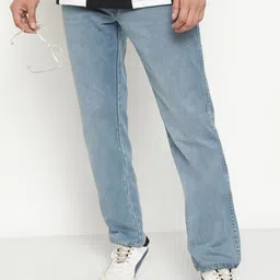 Octave Men Mid-Rise Light Shade Light Fade Clean Look Stretchable Jeans-image-56