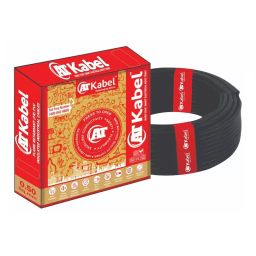 AT Kabel 0.5 sq mm 1 Core Flame Retardent PVC Wire Black 90 m-image-49
