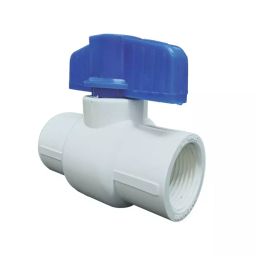 FITVIT Thread Ball Valve 12.7 mm (1/2 Inch) UPVC Fitting Type (Pack of 66)-image-33