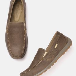 Woodland Men Nubuck Leather Slip-Ons-picture-22
