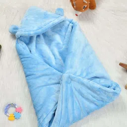 Florida Blue Swaddler Wrapper Flannel Soft & Comfortable Single Bed Blanket-image-3