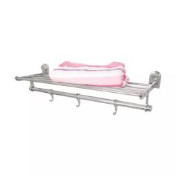 Rocio 24 inch Silver Brass Titan Towel Rack-image-38