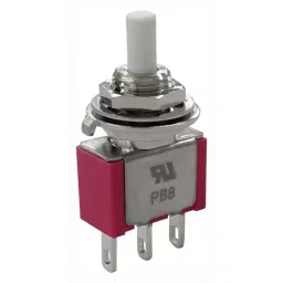 MULTICOMP PRO Standard Pushbutton Switches PB SWITCH, SPDT, 1A, 120VAC/38VDC, PANEL, MP-PB8-AB00A1QE-1.-41