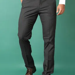 J White by Vmart Men Cotton Slim Fit Formal Trousers-image-74