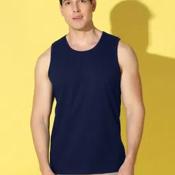 WOOSTRO Men Pack of 2 Typography Printed Round Neck Cotton Slim Fit Sports T-shirts-image-37