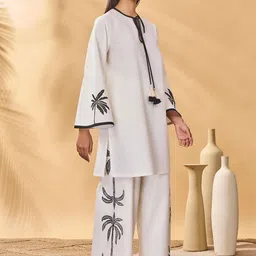 Masaba Trellis Palm Printed Co-ord Set image 4