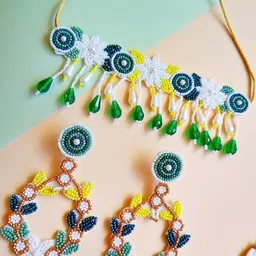 Tipsy closet Women Green Jewellery Set-picture-36