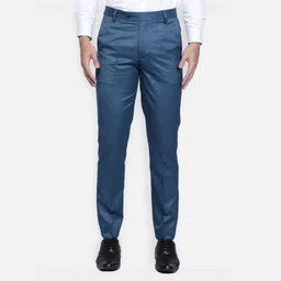 Haul Chic Men Relaxed Straight Leg Slim Fit Trousers-image-43