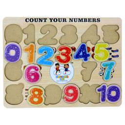 ENJUNIOR BOX - Wooden Puzzle Without Knobs Educational and Learning Toy for Kids (Set of 5 Puzzles) image 3