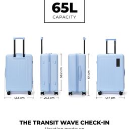 Mokobara The Transit Wave Check-in- Shy Blue image 3