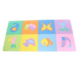 Unimats Animal Jigsaw Style Play Mat - 8 Pieces (Color & Pattern May Vary) image 4