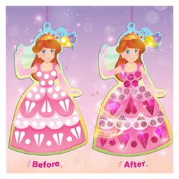 Imagimake Mirror Mosaic Princess & Unicorn Art and Craft Activity Kit - Multicolour image 4