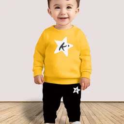 MRS NATURAL Infant Boys Printed Sweatshirt With Joggers-image-46