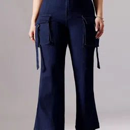 Miss Chase A+ Women Bootcut High-Rise Stretchable Jeans-image-72