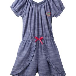 Cub McPaws Girls Blue & Red Playsuit-31