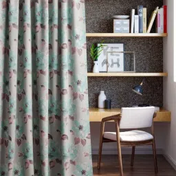 DDECOR Live Beautiful Grey Readymade 7 Ft. Door Curtain - Set of 1-image-83