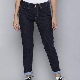 Levis Women Blue 711 Skinny Fit Mid Rise Light Fade Stretchable Jeans-image-11