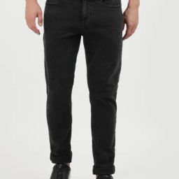 Tommy Hilfiger Black Cotton Slim Fit Jeans-picture-49